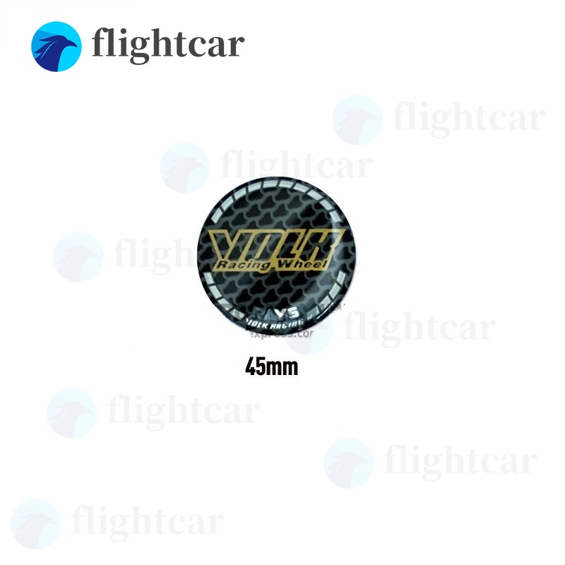 (Ft) สติกเกอร์ตราสัญลักษณ์ 45 มม. 50 มม. 56 มม. 65 มม. สําหรับติดตกแต่งล้อรถยนต์ RAYS VOLK Racing Wheel LOGO Hub Cap Sticker 4 ชิ้น ต่อล็อต