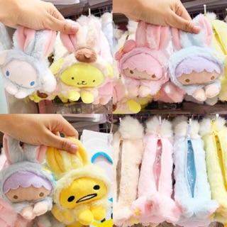 พร้อมส่ง กระเป๋าดินสอsanrio รุ่นหูกระต่าย7แบบ