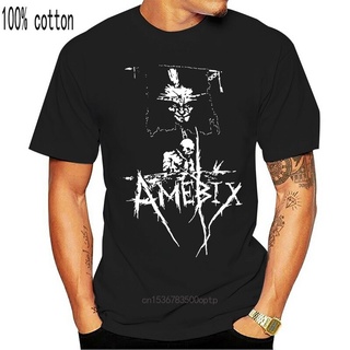 เสื้อโอเวอร์ไซ - เสื้อเชิ้ตผู้ชาย AMEBIX 8 วอร์แบนเนอร์ CRUST พังก์ AXEGRINDER DOOM UK