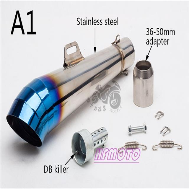 007Moto ท่อไอเสียรถจักรยานยนต์ดัดแปลง ZX6R CBR650 R - รูปที่ 5