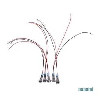 (Nanami) ไฟแสดงสถานะ 6 มม. ไฟ Led 3v 6V 12v 24v