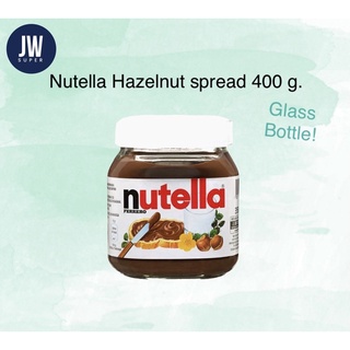 นูเทลล่า แยมเฮเซลนัท Nutella spread 350 รัม(g.) ขวดแก้ว BBE: 11/23