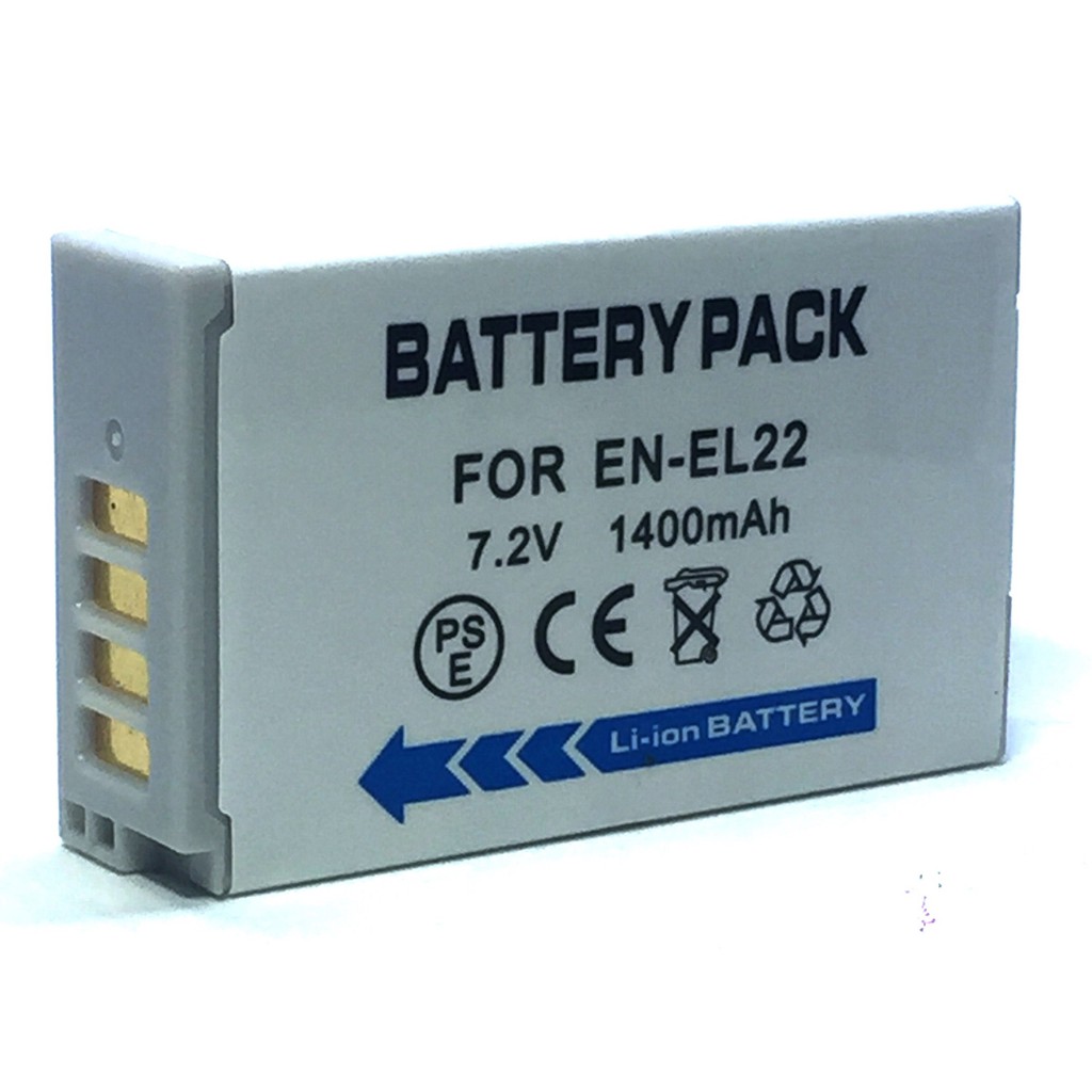 แบตเตอรี่ EN-EL22 7.2v 1400mAh สำหรับกล้อง Nikon J4 S2(White)