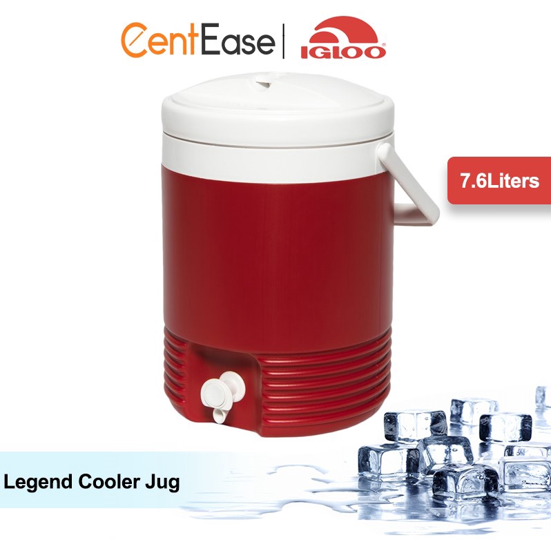 IGLOO Legend 2 Gallon (7.6L) Cooler Jug- Diablo Red