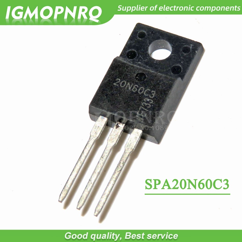 5pcs SPA20N60C3 20N60C3 SPA17N80C3 17N80C3 MOSFET N-Ch 600V 20.7A TO220F ใหม่