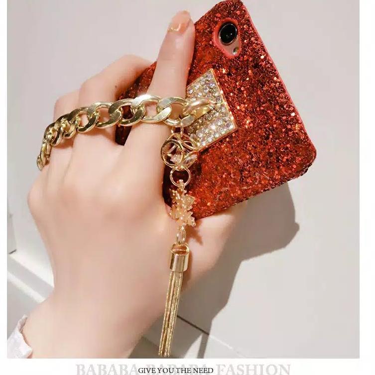 แฟชั่นglitterกรณีrealme C1 C2 2Pro U1 3 6Pro C17 7i 7 8 8Pro C25S C21 C21Y Q3H9