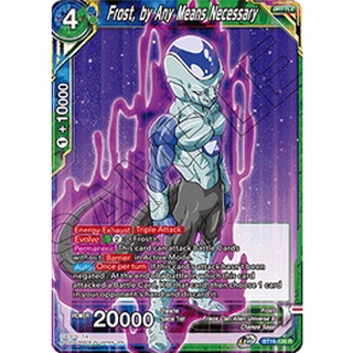 DB DB-BT16-136 Frost, by Any Means Necessary Realm of Gods Rare EN BT16-136 0821000021812