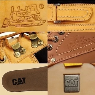 Caterpillar รองเท้าบูท แบบหนังนิ่ม สำหรับผู้ชาย