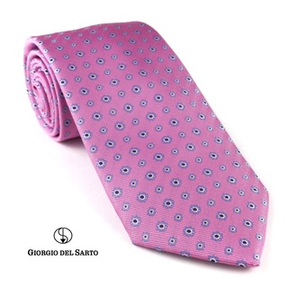 Giorgio Del Sarto Necktie Pink Fabric Texture เนคไทสีชมพูมีเท็กเจอร์