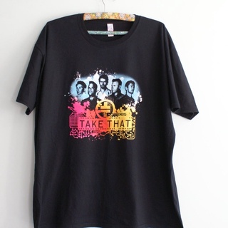 เสื้อยืด พิมพ์ลายวง The Take That Progress Live Tour Robbie Williams Gary Barlow สําหรับผู้ชาย