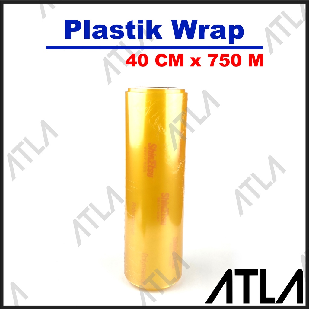 Plastic Cling Wrap 40 Cm Food Grade Wrapping Fruit Food 40cm 1 Roll Q