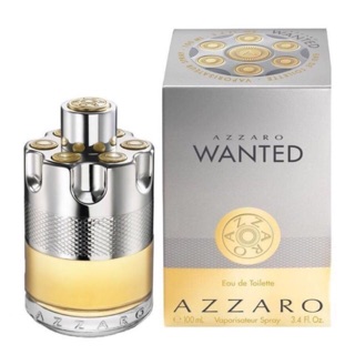 Azzaro Wanted for men EDT 100 ml กล่องซีล(เช็คสต้อคก่อนทำรายการนะคะ)