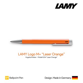 Lamy Logo M+ "Laser Orange" Ballpoint Pen - ปากกาลูกลื่นลามี่โลโก้  สีเลเซอร์ออเรนจ์