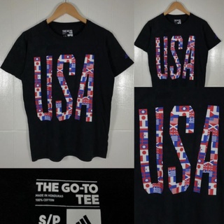 เสื้อ Adidas USA Big Logo สีดำ ของแท้ สวยมาก