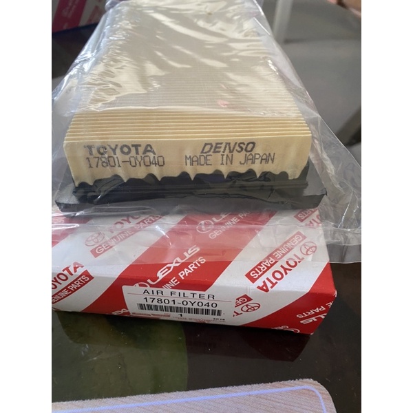 (17801-0Y040) กรองอากาศ TOYOTA VIOS NCP150 NSP151 / ALTIS ZRE173 / AVANZA F653 1.5 / MYVI GEN3 2018