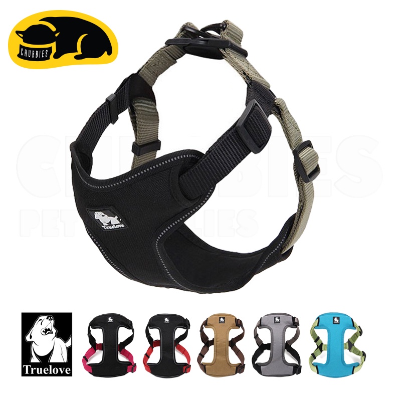 💖พร้อมส่ง💖C76 TRUELOVE TH Pet Harness ปลอกคอรัดอกสุนัข ป้องกันอันตรายจากการกระชาก ฮาเนสสัตว์เลี้ยง ปลอกคอสุนัข