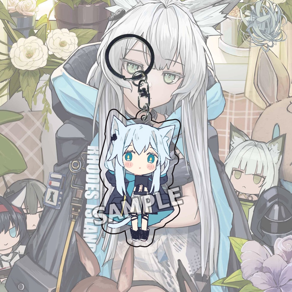 GANTUNGAN Arknights rosmontis 02 พวงกุญแจ - พวงกุญแจ - พวงกุญแจ - อะนิเมะ - เกม