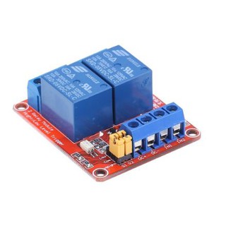 5V 2 Channel Relay Module with Optocoupler Isolation High/Low Level Trigger