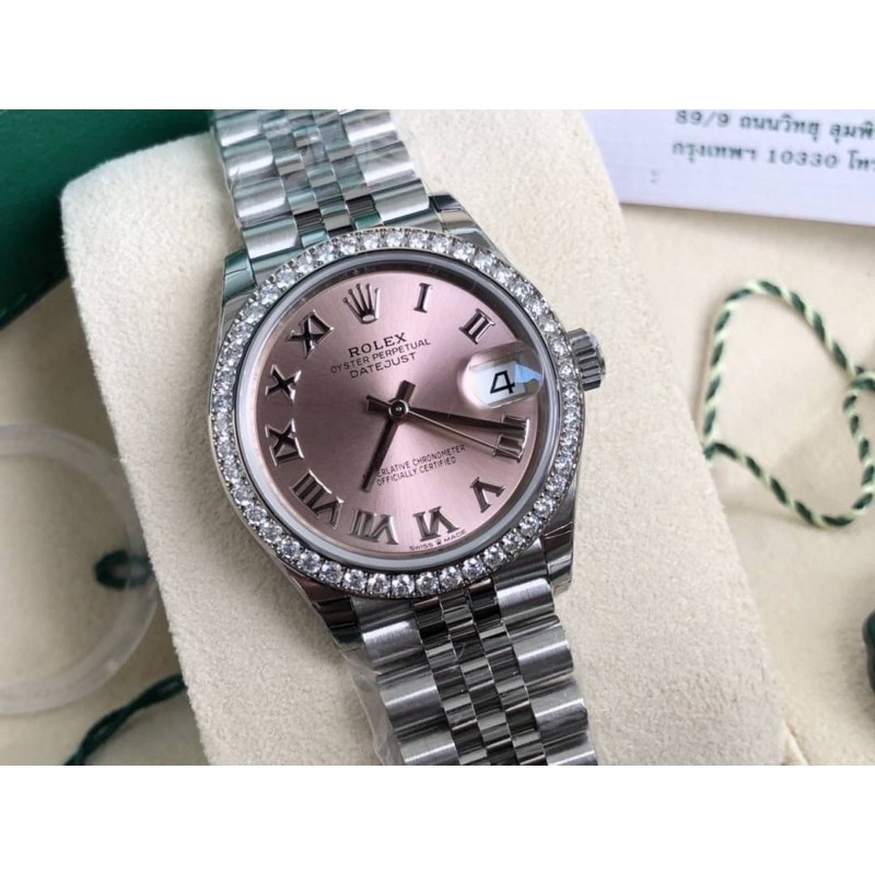 ผ่อน0% Brand New Rolex Datejust 31 White Rolesor รุ่นใหม่ล่าสุด2020