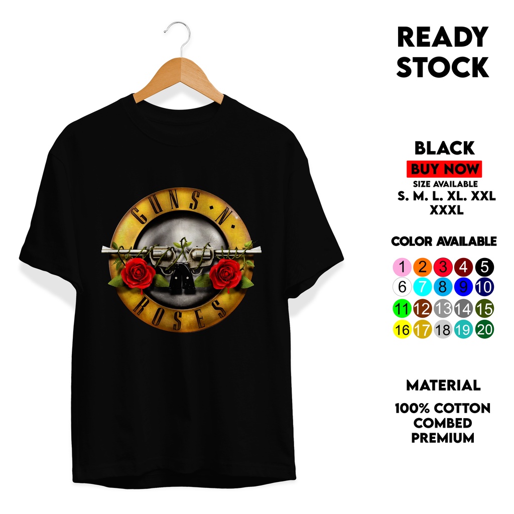 เสื้อยืด GUNS N ROSES / เสื้อยืด GNR GUNS N ROSES