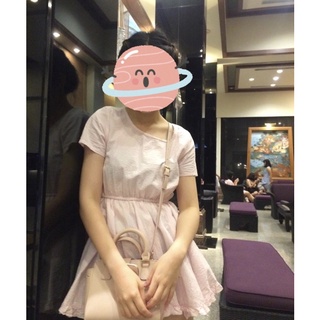 used new/dress pink น่ารักมากก🌻