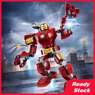 ของเล่นตัวต่อเลโก้ Marvel Avengers Iron Man Mech 76140 สําหรับเด็ก