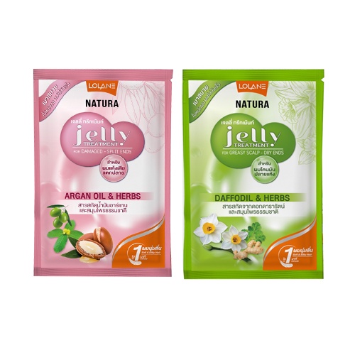 Lolane Natura Jelly Treatment 30ml. ใหม่! โลแลน เนทูร่า เจลลี่ ทรีทเม้นท์ มีให้เลือก 2 สูตร