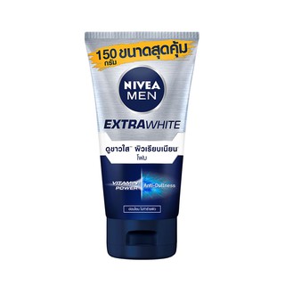 NIVEA นีเวีย เมน เอ็กซ์ตร้า ไวท์ โฟม 150 กรัม