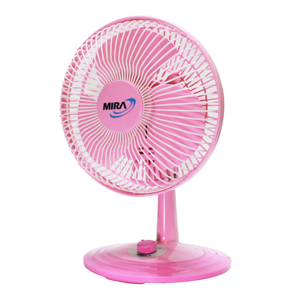 MIRA พัดลมตั้งโต๊ะ ขนาด 8 นิ้ว M-28 สีชมพู