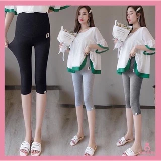 👖เลคกิ้งคนท้อง 4 ส่วน 👖 ขยายเอวได้ คุณแม่ตั้งครรภ์ กางเกงคนท้อง