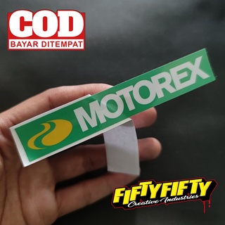 Motorex สติกเกอร์ พิมพ์ลาย กันน้ํา เคลือบเงา สําหรับติดตกแต่งหมวกกันน็อค รถจักรยานยนต์ รถยนต์