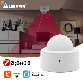 Tuya Zigbee3.0เซ็นเซอร์ร่างกายมนุษย์ไร้สายสมาร์ทร่างกายเคลื่อนไหวมินิ PIR Motion Sensor ทำงานร่วมกับเกตเวย์ FORE