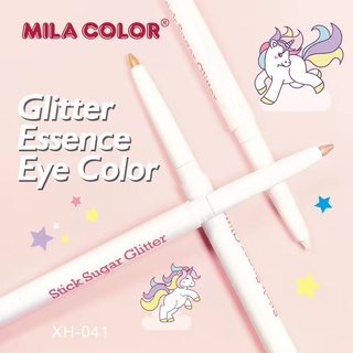 MILA COLOR ไฮไลท์ดวงตาแบบดินสอ เนื้อเนียนนุ่ม กันน้ำ กันเหงื่อ ติดทนยาวนาน