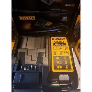 DeWALT แท่นชาร์จแบตเตอรี่ รุ่น DCB107 ชาร์จปกติ Lithium-ion 10.8-18V