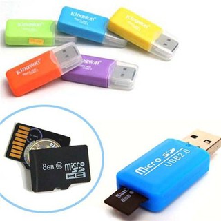 ราคาHOT SALE ถูกสุด Portable USB2.0 Multifunction เมโมรี่ High Speed Integrated Card Reader