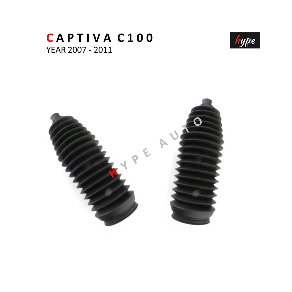 *** SET *** กันฝุ่นแร็คพวงมาลัย ยางหุ้มแร็ค เชฟโรเล็ต แคปติว่า CAPTIVA C100 ปี 2007 - 2011 ( 2 ชิ้น 