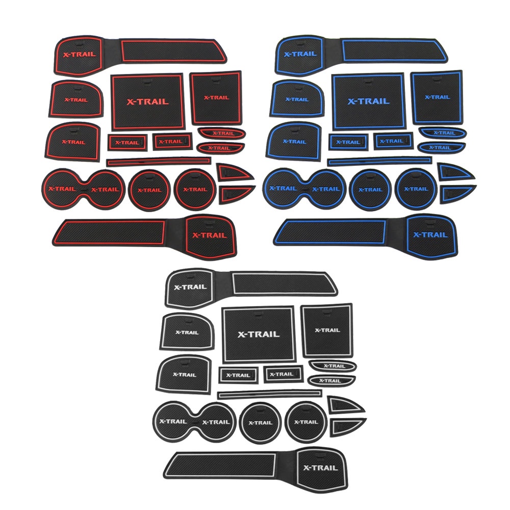 แผ่นรองแก้วน้ํา ซิลิโคน เรืองแสง กันลื่น สําหรับ Nissan X-Trail T32 2017 -2020 - รูปที่ 2