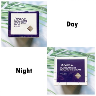 (Avon®) Anew Platinum Cream with Protinol Day or Night 50 ml เอวอน เดย์ครีม ไนท์ครีม สำหรับผู้ที่มีอายุ 55 ปี