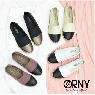 [No.OY88]  Defect Sale!! ⭐️ มีตำหนิ ORNY(ออร์นี่) x Espadrilles รองเท้าผ้าใบ พื้นยางไม่ลื่น เดินสบายมาก