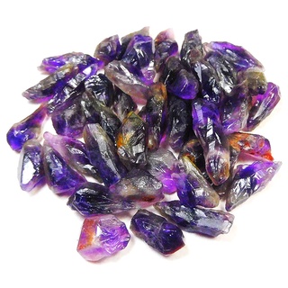 พลอย อเมทิสต์(Amethyst) สีม่วง พลอยก้อน พลอยหมู่ (Lot) 104.00-กรัม เป็นพลอยธรรมชาติ ดิบที่ไม่ผ่านการเผา จากมาดากัสการ์