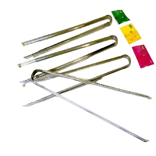 คีบปิ้งย่างSL ปากจระเข้ 12 นิ้ว  ที่คีบอาหารสแตนเลสfood grade หน้ากว้าง2เซนติเมตร ตราดอกไม้