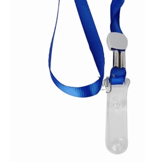 Deli 5764 Name Badge Lanyard สายคล้องคอ สายเชือกคล้องคอ สายคล้องบัตร แพ็ค 20 เส้น
