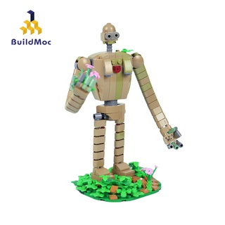 Buildmoc ของเล่นตัวต่อเลโก้ รูปปราสาทในท้องฟ้า เพื่อการเรียนรู้ DIY