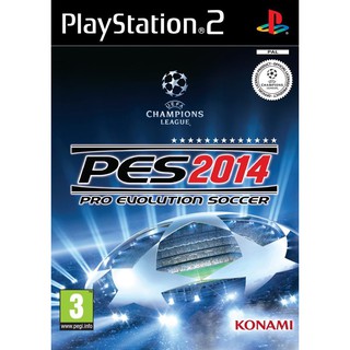 Pro Evolution Soccer 2014 (Europe) PS2 แผ่นไรท์เกมps2 PES2014 ps2 แผ่นเกมเพทู เกมps2 pes14 ps2