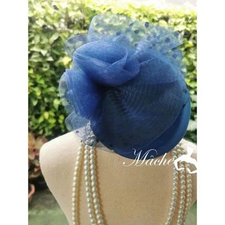 SET N001 กิ๊บหมวก ผู้ดีอังกฤษ fascinator​ สไตส์คุณหนูผู้ดีอังกฤษ​ กิ๊บหมวก
