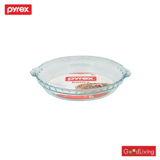 Pyrex ถาดพายแก้วขอบหยัก รุ่น P-00-1105393  (สีขาวใส)