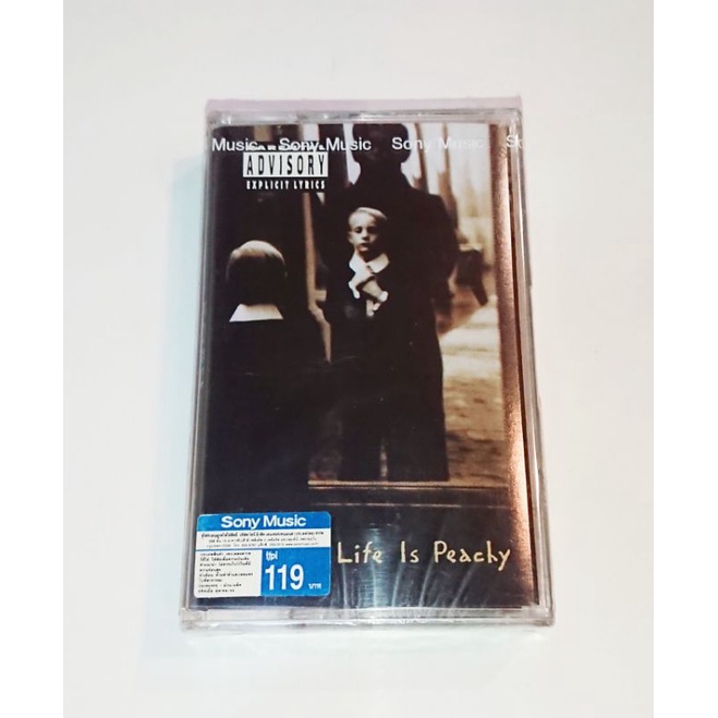 Cassette​ Tape​ เทปคาสเซ็ท Korn : Life​ Is​ Peachy ซีล (1996)