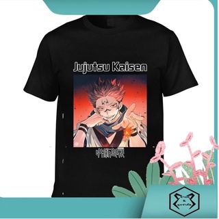 Retro Hip hop Jujutsu Kaisen Anime Men Tshirt Baju Lelaki O-neck Graphic Tees Best Cotton Male Youth tops Short Sleeve S