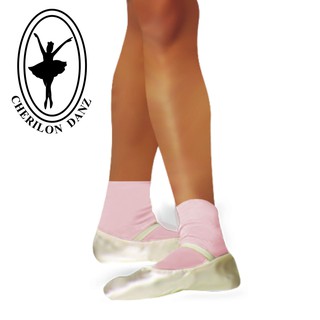 Cherilon เชอรีล่อน ถุงเเท้า บัลเล่ย์ เด็ก สีชมพู คุณภาพดี  Ballet Socks DPN-CS02-P3