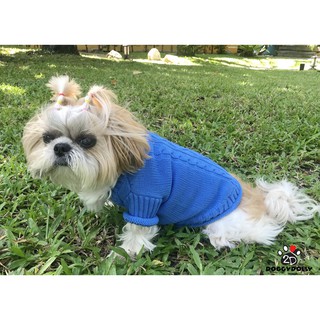 Pet clothes -Doggydolly  เสื้อผ้าแฟชั่น เสื้อผ้าสัตว์เลี้ยง เสื้อผ้าหมาแมว  ไหมพรม เสื้อหนาว winter  W434